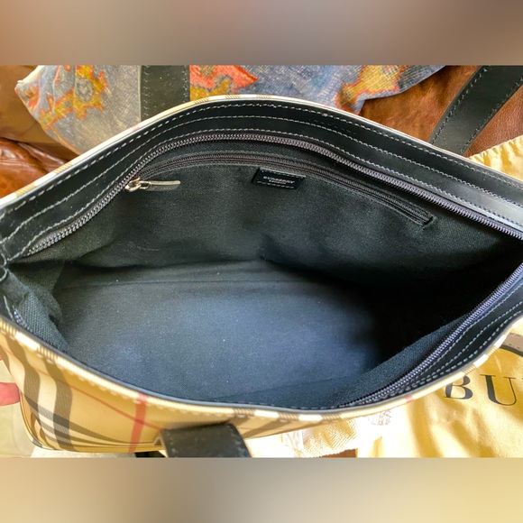 BURBERRY Nova Check Tote Shoulder Bag - Picture 4 of 8